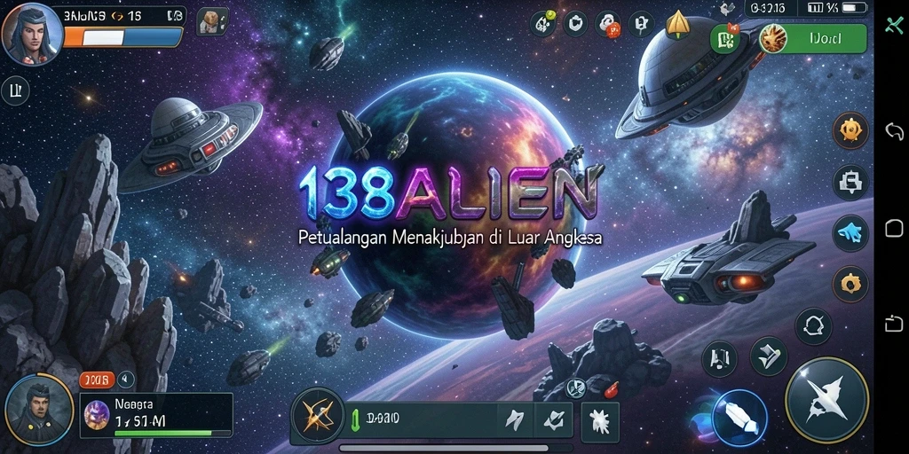 Tampilan gameplay <strong>138ALIEN</strong> yang seru saat menjelajahi galaksi.