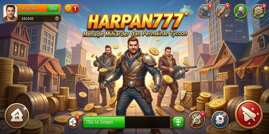 Tampilan gameplay <strong>HARAPAN777</strong> yang menggambarkan keseruan bermain Tycoon.