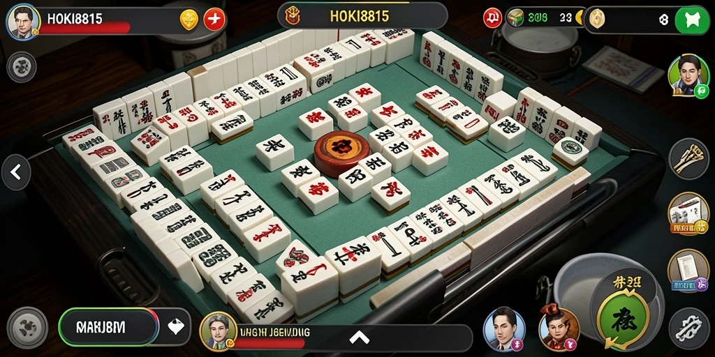 Tampilan menarik permainan Mahjong di HOKI8815.