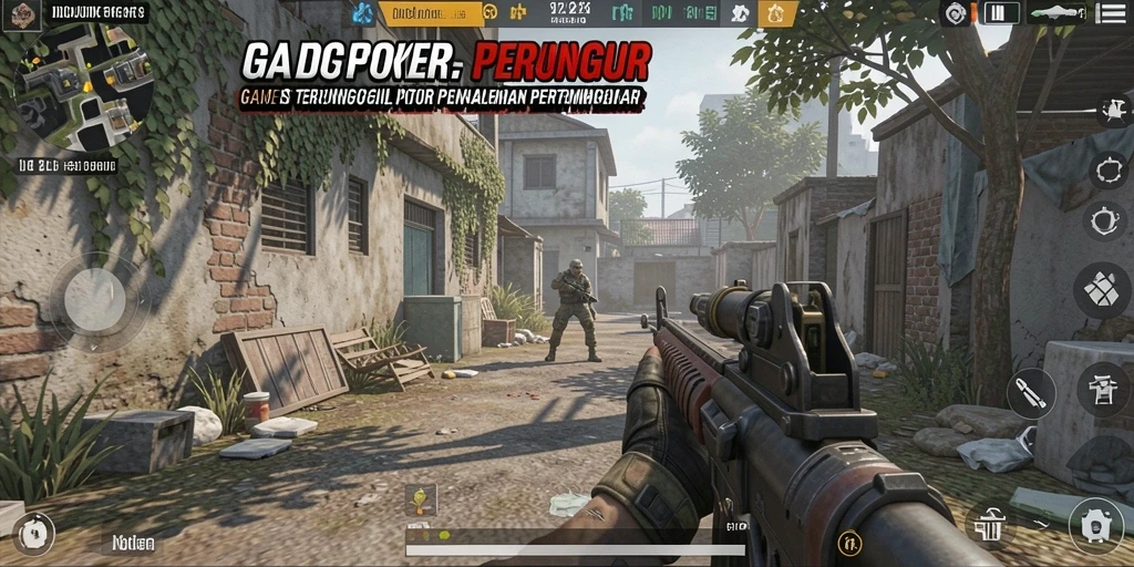 Tampilan gameplay IDCJOKER dengan aksi pertempuran FPS yang mendebarkan.