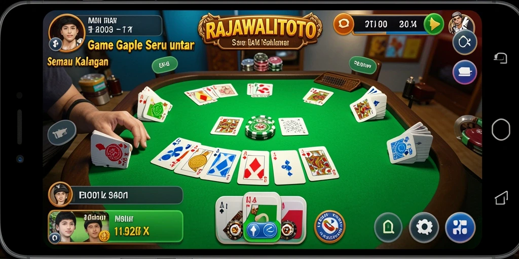 Tampilan gameplay seru dalam RAJAWALITOTO yang penuh strategi.