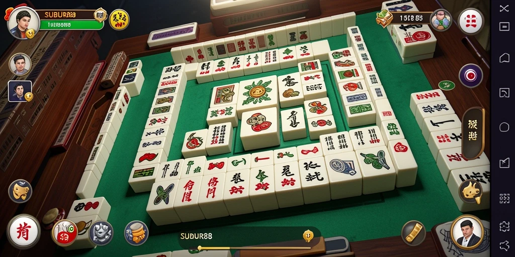 Tampilan gameplay Mahjong yang menarik di SUBUR88.