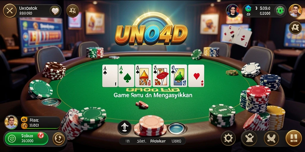 Tampilan menarik dari permainan Poker yang mengasyikkan.